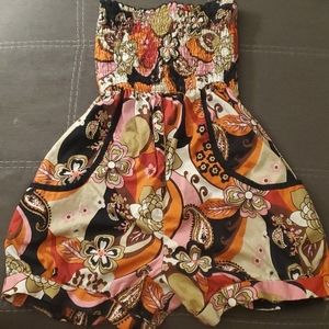 Xhilaration multicolor romper